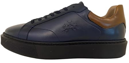 La Martina Cupsole Entry Level LFM232001 Sneaker, blau, 45 EU