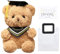 Luclay Graduation Teddy Bear Stuffed Animals with Gift Bag Greeting Card 2025 Graduation Plush Teddy with Hat Fluffy Toy Soft primary High School College Personalised Graduation Gifts for Her & Him