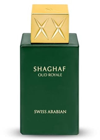 Swiss Arabian Shaghaf Oud Royale Eau de Parfum Unisex 75ML - Eine luxuriöse Fusion aus Safran, Oud und Moschus - Ein unwiderstehlicher und zeitloser Duft