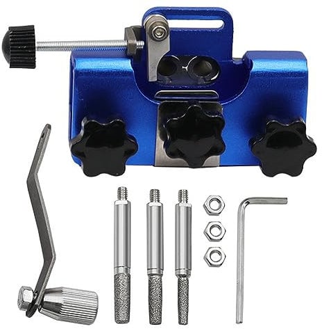 Yuattory Affilatrice Manuale per Catene da Motosega Affilatore Portatile A Clip per Affilatura di Catene Affilatore A Mano Facile da Installare Facile da Usare