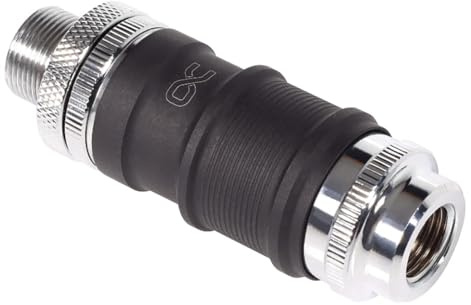 Alphacool Verbindung ES Schnellverschluss BLH1A PushIn Set IG-IG mit Schottverschraubung