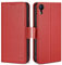 STAWLKA Wallet Case for iPhone XR (6.1), RFID Blocking Card Holder Kickstand Magnetic Closure Flip Folio PU Leather Cover Shockproof Protective Phone Case for iPhone XR - Red