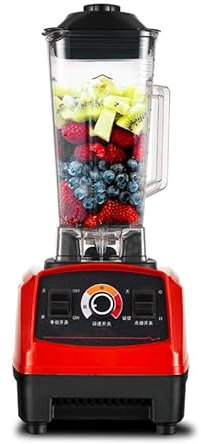 Batidora profesional multifuncional 2 en 1, batidora para hacer batidos, jarra para licuar, batidora Ninja con vaso de gran capacidad de 2,0 L, 3 velocidades ajustables para frutas/nueces/batidos