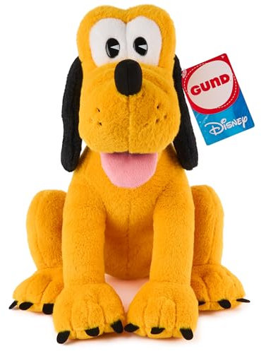 GUND Disney Offizieller Pluto Classic Plüsch, Mickey and Friends, Deluxe Collector Stofftier ab 1 Jahr, Gelb, 35,6 cm