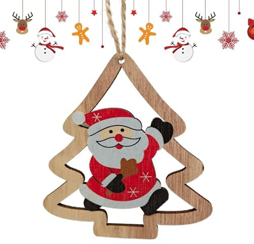 Panneau « Merry Christmas », panneau de bienvenue saisonnier, ornements rustiques en bois pour porte, cheminée, sapin de Noël, décoration murale