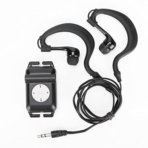 MP3-Player mit Kopfhörern, IPX8 Wasserdichter Schwimmer-MP3-Player, Hochgeschwindigkeits-USB2.0-4-GB-MP3-Player mit 4PIN 3,5-mm-Kopfhöreranschluss Zum Schwimmen Laufen Wassersport