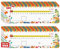 10 Stück Dry Erase Number Line Board, 30,48 x 10,16 cm Doppelseitig 0-20 und -10–10 Zahlen Wei?e Tafel mit Zahlenlinie Beschreibbar Z?hllinientafel Rechenwerkzeuge zum Schule Unterricht