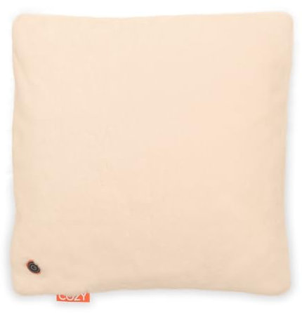 Cozy Heated Cushion UNA - Cordless (Beige Faux Fur)