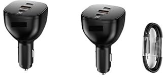 QFFOZSW For DJl for Avata 2 for Mavic Air 3 Mini 4 Pro Drone Battery Control Laptop for iPhone 15 Sport Camera 130W Car Charger Fast Charging