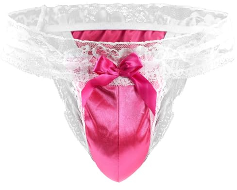 ITODA String Tanga Sexy Herren G-String mit O-Ring Mini Slips Mesh Thong Erotisch Dessous Ouvert Höschen T-Back Mankini Männer Erotik Unterwäsche Offener Schritt Unterhose Abend Reizwäsche