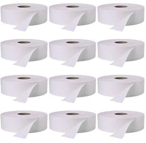 Windsoft 202 Blanc Jumbo Rouleau de bain de soie, 22,9 cm de diamètre, 304,8 m (cas de 12)