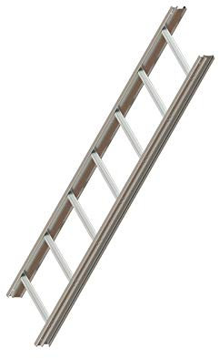 Dachleiter / Dachauflegeleiter aus Alu (14, natur)