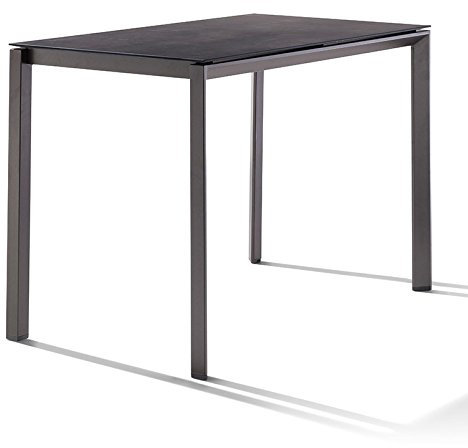 Sieger 5750-55 Bozen Bartisch, Grau, 140 x 80 x 96,5 cm