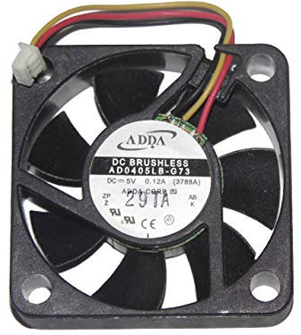 Zyvpee 40x40x10mm AD0405LB-G73 4cm 5V 0.12A 3Wire 40mm Ventilador de refrigeración
