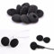 Schaumstoff-Ohrpolster für 18 mm Ohrstöpsel, Ohrenschützer, Kopfhörer Headset Ohrpolster aus Schaumstoff, für 2-Wege-Radio, Walkie-Talkie-Kopfhörer, 10 Paar