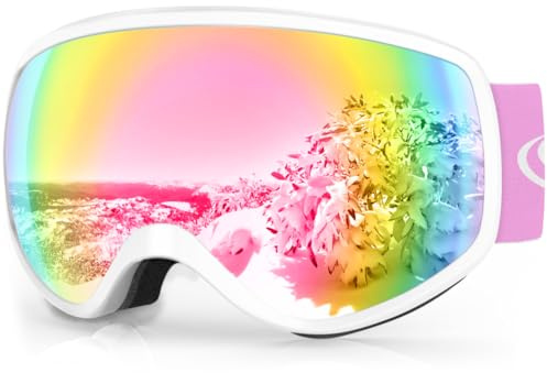 findway Kids Ski Goggles, Kids Snowboard Goggles for Boys Girls Toddler age 3-12