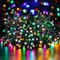 Luces Arbol Navidad Colores 200LEDs 20M, GlobaLink Luces Navidad Exterior Impermeable IP44, Guirnaldas Luces Exterior Interior 8 Modos Luz, Función de Memoria Decoracion Navidad Patio,Jardín,Sala,Boda