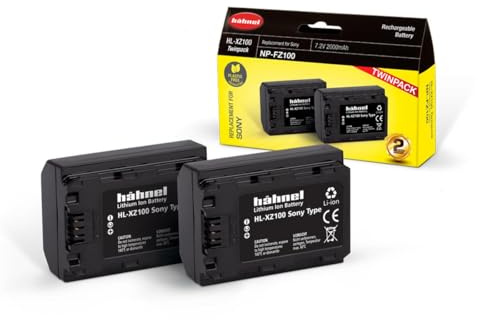 Hähnel - HL-XZ100 Sony Type Twin Pack - Kamerazubehör - Zwei Li-Ion Akkus