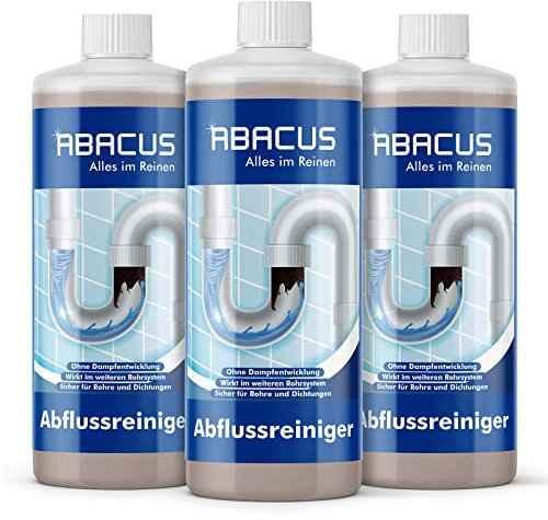 ABACUS Abacus Gapflow Ultra 7596 Lot de 3 déboucheurs de canalisations 1 l