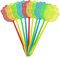 TANCUDER 20 PCS Matamoscas Manual de Mango Largo Matamoscas de Plástico Multicolor Control de Moscas Manual Pala Matamoscas Swatter de Mosca para Eliminar Moscas Mosquitos y Otras Plagas(13x11x40 cm)
