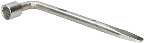 KOTARBAU® Auto-Radschlüssel gebogen 21 mm aus Kohlenstoffstahl Verchromt