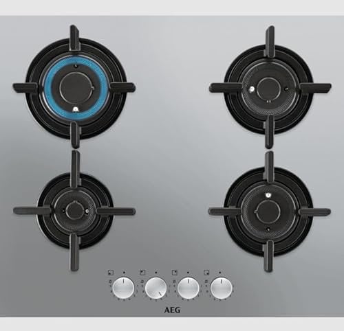 AEG HKB64029UM PIANO COTTURA A GAS 4 BRUCIATORI FLUSH BURNER 60 CM