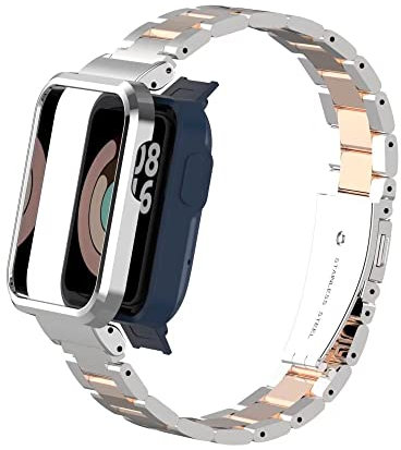 T-BLUER Compatible avec Xiaomi Mi Watch Lite/Redmi Watch Lite Bracelets,Bracelet de Rechange en Acier Inoxydable Compatible avec Xiaomi Mi Watch Lite/Redmi Watch Fitness Tracker