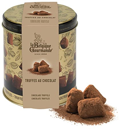 Boîte de Truffes au Chocolat noir 200g - La Belgique Gourmande