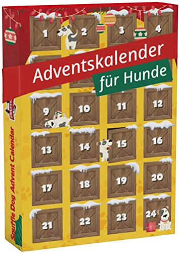 Snuffle Hunde Adventskalender 2022, Mit 24 Artgerechten Weihnachtskalender für hunde, Leckerlis für deinen Hund