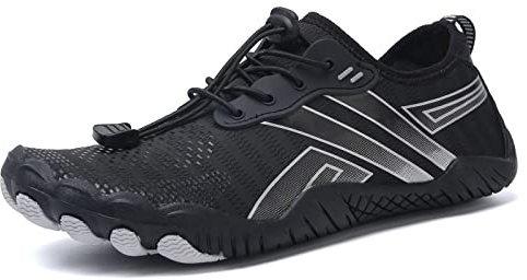 Quick Dry Barefoot Aqua Shoes - Mens Womens Beach & Pool Shoes for Swim, Surf & Diving