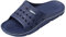 JOMIX Ciabatte Uomo Mare in Gomma Eva Pantofole Estive da Piscina Casa Spiaggia Bagno Ciabatte Estate Comode da Ragazzo SU8082 (Blu Navy, 40)