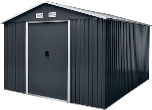 WERKA PRO Abri Jardin métal 11,8m2 3,67 x 3,22 x h2,17m