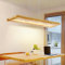JMrider LED Hängelleuchte Esstisch Pendelleuchte Holz Harzleuchter Rustikal 40W Mit Hängellampe Höhenverstellbar Moderner Eichenbrett Pendellampe Küche Kronleuchter Wohnzimmer Büro Cafe