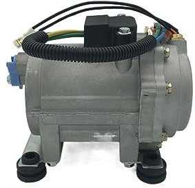 Compresor de Aire Acondicionado eléctrico de 12 V CC 12 CC R134a 4000 RPM con Soporte de Montaje, compresor de CC Integrado