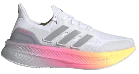 adidas Ultraboost 5 W Sneaker für Damen, White/Glory Grey/Lucid Pink