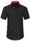 Enlision Mens Black Dress Shirts Short Sleeve Regular Fit Casual Formal Shirt Button Up Business Work Shirts 3XL