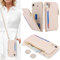 SailorTech for iPhone XS Max Phone Case with Credit Card Holder for Women, iPhone XS Max Leather Case Wallet Crossbody with Credit Card Slots Zipper Shockproof Case for Men - Apricot