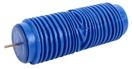 Rouleau de peinture en caoutchouc de 12,7 cm, réutilisable, rouleau de texture d'art décoratif, beau rouleau à motif de pochoir mural pour créativité et design de bricolage (cercle ZZ0080)