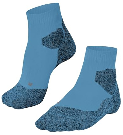 FALKE Herren Laufsocken RU Trail M So Funktionsmaterial antiblasen 1 Paar, Grün Turquoise 7922, 44-45