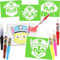 alles-meine.de GmbH Pustestifte/Zauberstifte - viele Motive & Sets wählbar - mit Schablonen - Kinder Air Brush Airbrush Zauberstift Blo Blow Pens Blopens Zauberstift Schablone ..