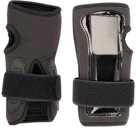 Harilla Handgelenkschützer zum Snowboarden, Neopren-Stoßdämpfung, Verstellbarer Riemen, Handgelenkstütze mit Schienen zum Skateboarden im Freien, M