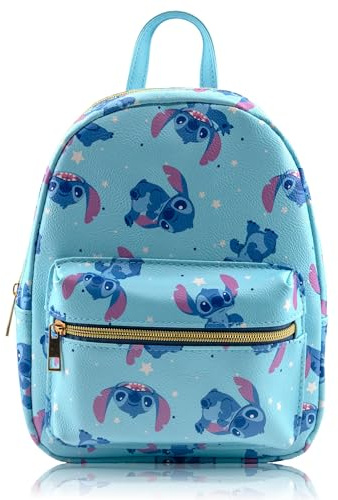 Fast Forward Spiderman, Stitch, Care Bears, Friends, Darth Vader & More, Mini Rucksack für Damen, Herren, Uni, Stich 2, Tagesrucksäcke