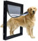Extra Large Dog Door For Exterior Doors,Xl Dog Door With Automatic Closing System Pet Door For Interior And Exterior,Cutout Size 38 * 5 * 50cm Plastic Doggie Door Doors Magnetic Pet Accessories