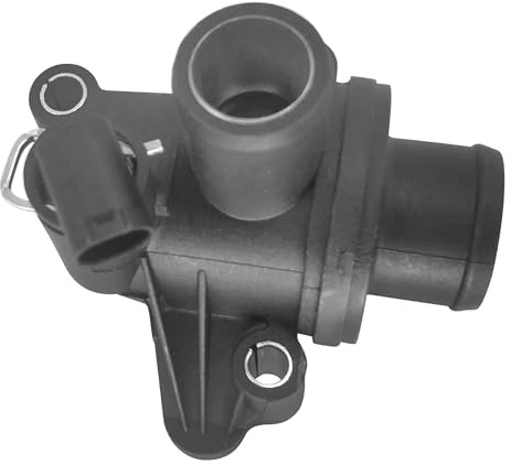 Hajus 1211448 Thermostat 87°C mit Gehäuse mit Sensor & Dichtung Kompatibel mit Mercedes-Benz A-Klasse W168 Vaneo 414 1.4 1.6 1.9