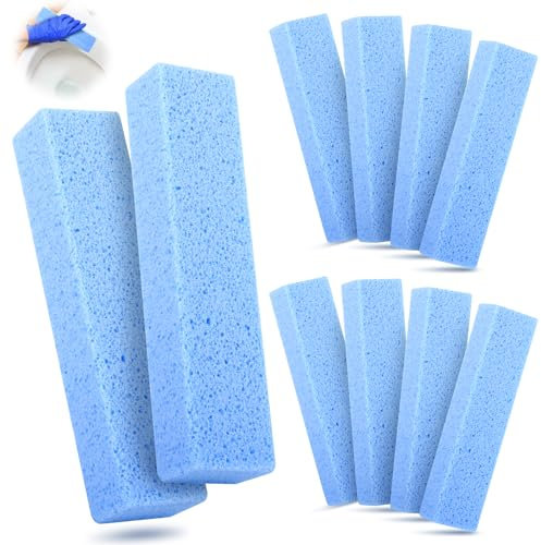 10 Pezzi Pietra Pomice Detergente Wc，Pulizia Pietra Detergente，Pumice Stone，Pietra di Pulizia，Pietra Pomice Spazzole， per Servizi Igienici，Bagno，Cucina，Cura dei Piedi