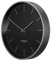 Kienzle Funkwanduhr Modern 25 cm geräuschlos mit DCF-Signal, Stahlrahmen, anthrazit