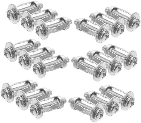 HEALSOPTHY 20stücke Blütenblattmuttern Mit Schraube Schrauben Spezielle Dehnschraube Für Hebebühnen Gewindeniete Aus Gewindeeinsatz Für Metall