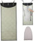 Sobre el tablero de planchado de la puerta, 45x19 vertical ＆ alfombra de planchado horizontal, ropa de vapores de ropa resistente al calor con guante de vapor, almohadilla portátil de la puerta de la