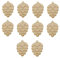 Homoyoyo 100 Stück Tannenzapfen Malerei Anhänger Für Kiefer Ornamente Weihnachtsbaum Anhänger Groß Schild Weihnachtsdekorationen Miniature Pine Cones Wählt Weihnachtszeichnungsanhänger Holz