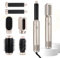 Mapille 6 In 1 Lockenstab,Hairstyler 6 in 1 Hair Styler set,30mm Lockenstab Warmluft Curler,1000W Haarstyler Warmluftbürste,Warmluftbürste mit 6 Ersatz,für Haare Glätten,Trocknen,Volumen,Locken